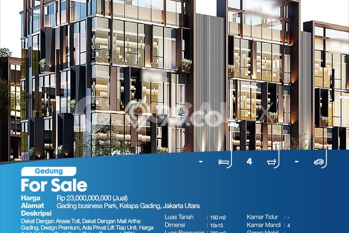 Kantor Favorit Dijual di Kelapa Gading Jakarta Utara Area Pusat Bisnis Kantor Favorit Dijual di Kelapa Gading Jakarta Utara Area Pusat Bisnis