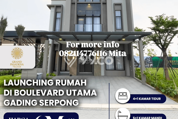 Rumah Eksklusif Dijual LT 152m2 di Tangerang, Tangerang Rumah Eksklusif Dijual LT 152m2 di Tangerang, Tangerang
