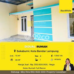 Rumah Murah Dijual di Sukabumi, Bandar Lampung Harga Rp 350 Juta Rumah Murah Dijual di Sukabumi, Bandar Lampung Harga Rp 350 Juta