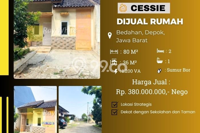 Rumah LT 80m² / LB 36m² Pemandangan Kota di Depok, Cirebon Rumah LT 80m² / LB 36m² Pemandangan Kota di Depok, Cirebon
