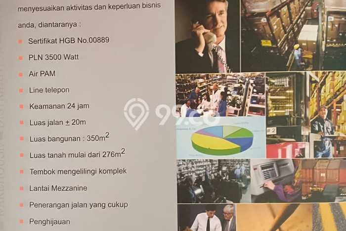 AREA KOMERSIAL! Gudang For Rent Kawasan Daan Mogot, Luas 350m², Akses Utama AREA KOMERSIAL! Gudang For Rent Kawasan Daan Mogot, Luas 350m², Akses Utama
