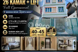 Unit Kost Dijual di Jakarta Barat Spesifikasi 18 Kamar Tidur dan Area Strategis Unit Kost Dijual di Jakarta Barat Spesifikasi 18 Kamar Tidur dan Area Strategis