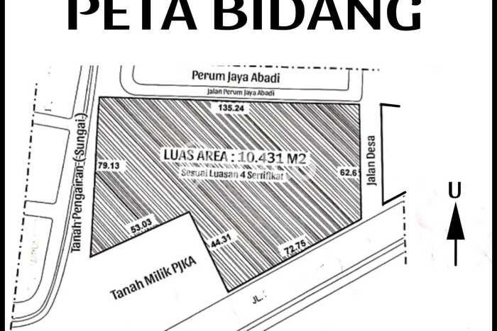 Dijual Tanah 14000m2 di Jombang Kota, Jombang Dijual Tanah 14000m2 di Jombang Kota, Jombang