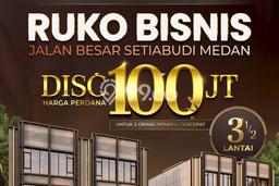 FOR SALE! Ruko di Medan Selayang Medan, LT 60m2, LB 191m2 FOR SALE! Ruko di Medan Selayang Medan, LT 60m2, LB 191m2