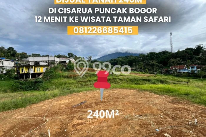 Kavling Tanah untuk Dijual di Puncak, Bogor, Luas 240m2 Kavling Tanah untuk Dijual di Puncak, Bogor, Luas 240m2