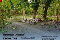 Tanah Dijual Area Strategis di Plered Bantul 533m2 Tanah Dijual Area Strategis di Plered Bantul 533m2