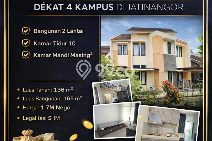 Dijual Segera Rumah Kost di Jatinangor, Bandung 0 Kamar Dijual Segera Rumah Kost di Jatinangor, Bandung 0 Kamar