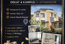 Dijual Segera Rumah Kost di Jatinangor, Bandung 0 Kamar Dijual Segera Rumah Kost di Jatinangor, Bandung 0 Kamar