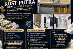 Kost Dijual di Margonda dengan 0 KT dan Luas 850m2 Kost Dijual di Margonda dengan 0 KT dan Luas 850m2