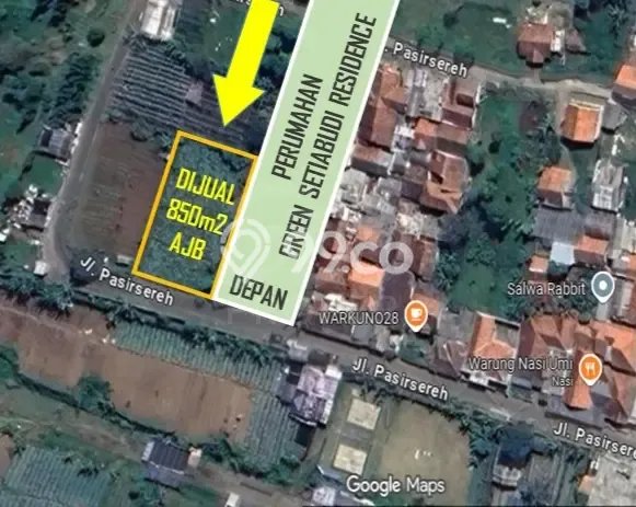 Tanah Dijual Lokasi Parongpong, Bandung Barat Luas 850m2 Legalitas Aman Tanah Dijual Lokasi Parongpong, Bandung Barat Luas 850m2 Legalitas Aman