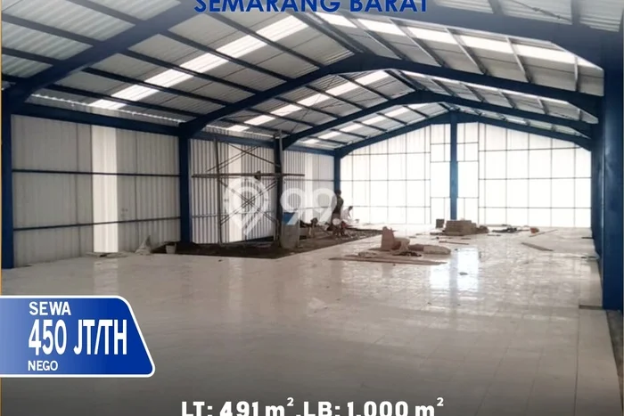 Untuk Disewa Gudang di Semarang Barat Semarang LT 491m2, LB 1000m2 Untuk Disewa Gudang di Semarang Barat Semarang LT 491m2, LB 1000m2