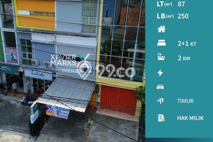 Ruko Dijual di Malang LT 87m2 & LB 250m2 Lokasi Terbaik! Ruko Dijual di Malang LT 87m2 & LB 250m2 Lokasi Terbaik!