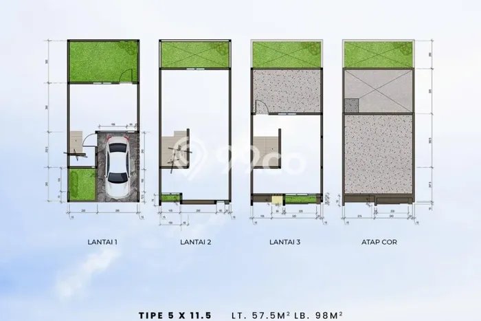 Rumah Strategis Minimalis Lb 102m2 di Medan Tembung, Medan Rumah Strategis Minimalis Lb 102m2 di Medan Tembung, Medan