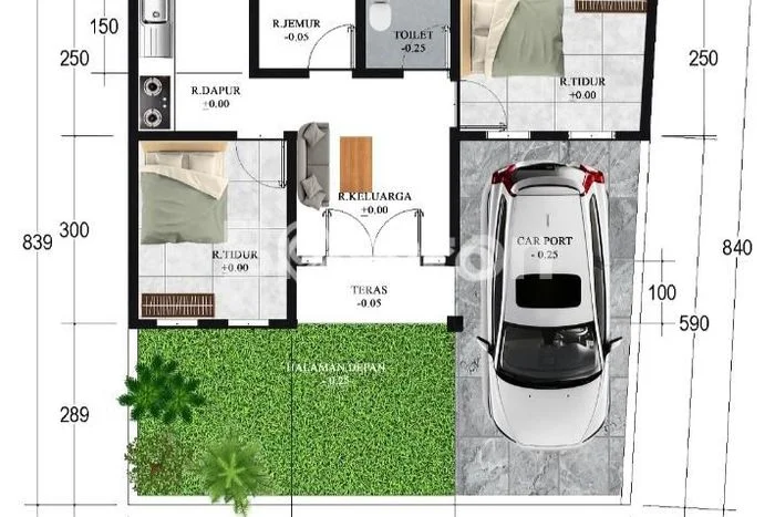 Dijual Rumah 2 KT di Kerambitan, Tabanan - Luas Tanah 60m² Dijual Rumah 2 KT di Kerambitan, Tabanan - Luas Tanah 60m²