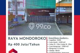 Gudang Disewakan di Kawasan Ramai Singosari, Malang Gudang Disewakan di Kawasan Ramai Singosari, Malang