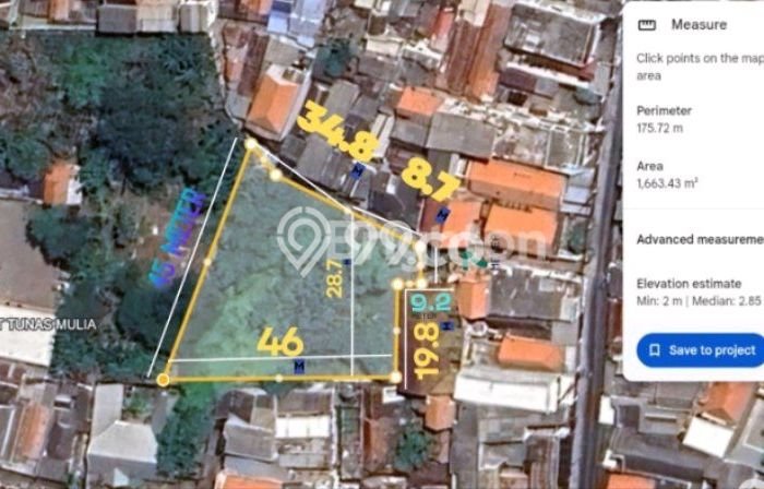 Tanah untuk Dijual di Tambaksari Surabaya Luas 1870m2 Tanah untuk Dijual di Tambaksari Surabaya Luas 1870m2