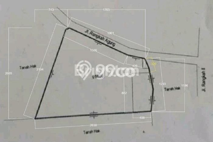 Tanah untuk Dijual di Tambaksari Surabaya Luas 1870m2 Tanah untuk Dijual di Tambaksari Surabaya Luas 1870m2