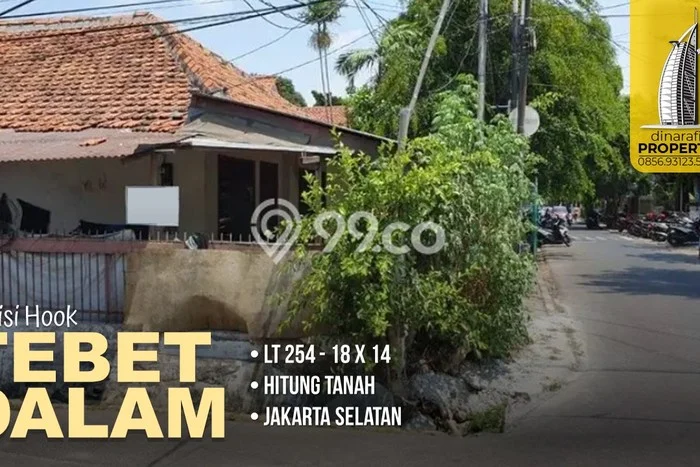 Untuk Dijual Tanah di Tebet Jakarta Selatan Luas 254m2 SHM Untuk Dijual Tanah di Tebet Jakarta Selatan Luas 254m2 SHM