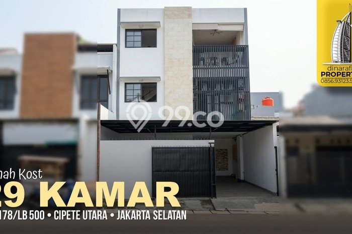 Peluang Investasi! Rumah Kost Dijual di Kebayoran Baru, Jakarta Selatan, 29 KT, 29 KM, Luas 500m2 Peluang Investasi! Rumah Kost Dijual di Kebayoran Baru, Jakarta Selatan, 29 KT, 29 KM, Luas 500m2