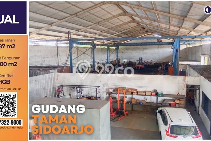 Gudang Usaha Dijual di Taman Sidoarjo LT 5987m2 & LB 2000m2 Gudang Usaha Dijual di Taman Sidoarjo LT 5987m2 & LB 2000m2