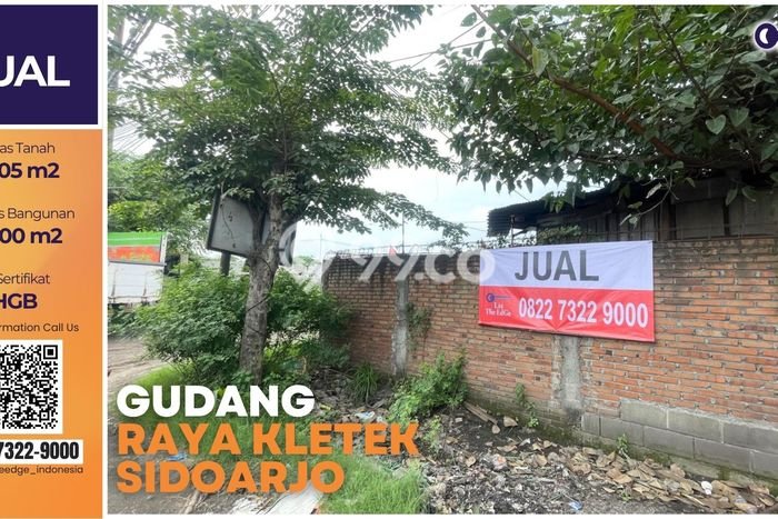 Untuk Dijual Gudang di Taman Sidoarjo LT 31705m2 / LB 6200m2 Untuk Dijual Gudang di Taman Sidoarjo LT 31705m2 / LB 6200m2
