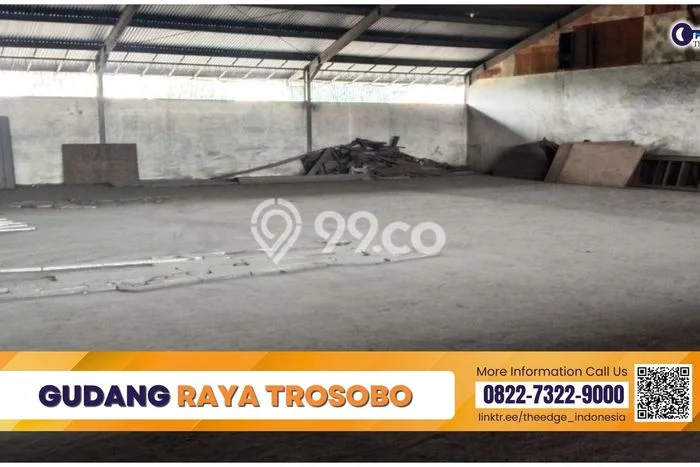 Disewakan Gudang komersial di Sidoarjo luas bangunan 1440m2 Disewakan Gudang komersial di Sidoarjo luas bangunan 1440m2