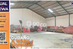 Gudang Bagus LT 2240m2 LB 1700m2 Dijual di Waru Sidoarjo Gudang Bagus LT 2240m2 LB 1700m2 Dijual di Waru Sidoarjo
