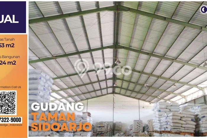 Gudang Favorit Dijual di Taman Sidoarjo Kawasan Pusat Bisnis Gudang Favorit Dijual di Taman Sidoarjo Kawasan Pusat Bisnis
