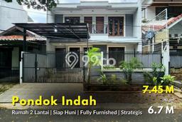 Jual Rumah Mewah Elegan Dengan View Eksklusif di Pondok Indah, Jakarta Selatan Jual Rumah Mewah Elegan Dengan View Eksklusif di Pondok Indah, Jakarta Selatan