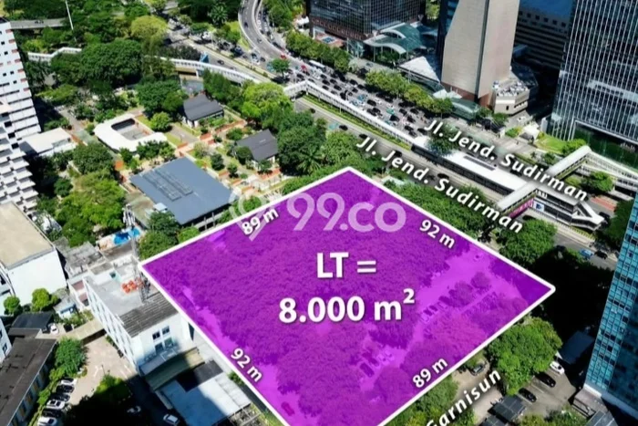 Kavling Tanah untuk Dijual di Sudirman, Jakarta Selatan, Luas 8000m2 Kavling Tanah untuk Dijual di Sudirman, Jakarta Selatan, Luas 8000m2