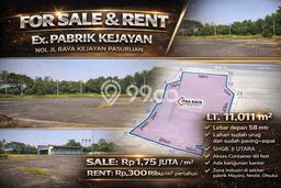 Pabrik Dijual Lokasi Stratagis di Kejayan Pasuruan Cocok untuk Investasi Pabrik Dijual Lokasi Stratagis di Kejayan Pasuruan Cocok untuk Investasi
