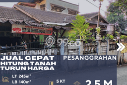 Tanah Dijual Lokasi Pesanggrahan, Jakarta Selatan dengan Luas Tanah 245m2 dan Status - Tanah Dijual Lokasi Pesanggrahan, Jakarta Selatan dengan Luas Tanah 245m2 dan Status -