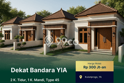 Rumah Terjangkau Dijual di Wates, Kulon Progo Harga Rp 333 Juta Rumah Terjangkau Dijual di Wates, Kulon Progo Harga Rp 333 Juta