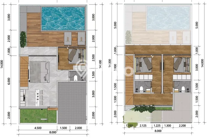 Vila Tenang Kawasan Depok, Area 112m2m², Pemandangan Indah di area Vila Tenang Kawasan Depok, Area 112m2m², Pemandangan Indah di area