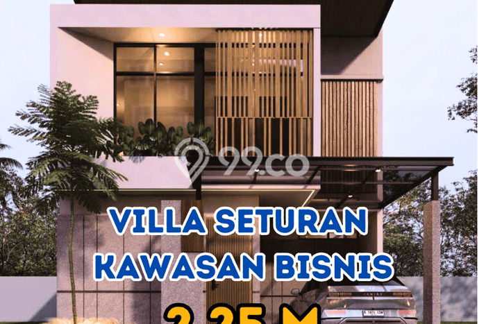 Vila Tenang Kawasan Depok, Area 112m2m², Pemandangan Indah di area Vila Tenang Kawasan Depok, Area 112m2m², Pemandangan Indah di area