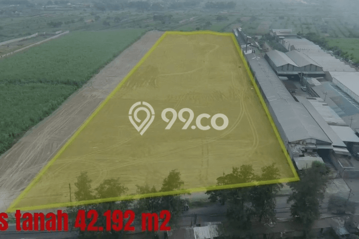 Tanah Komersial Dijual di Menganti Gresik 42192m2 Tanah Komersial Dijual di Menganti Gresik 42192m2