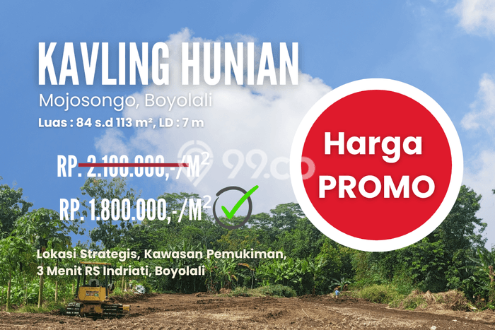 Tanah Area Berkembang Kawasan Banyudono, Luas 98m², Kawasan Asri, Dekat Banyudono, Boyolali, Boyolali Tanah Area Berkembang Kawasan Banyudono, Luas 98m², Kawasan Asri, Dekat Banyudono, Boyolali, Boyolali