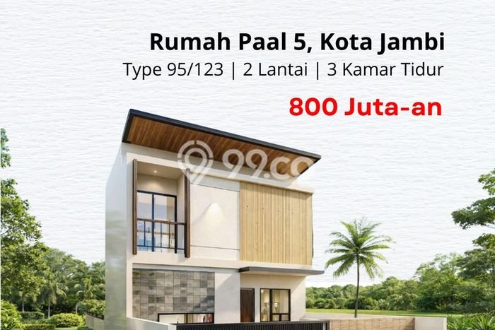 Rumah Modern 3 KT di Mayang Mangurai Jambi Unfurnished Rumah Modern 3 KT di Mayang Mangurai Jambi Unfurnished