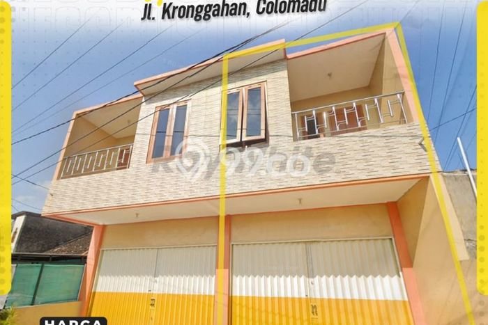 Ruko Lokasi Premium di Colomadu, Luas 100m², Pusat Bisnis Ruko Lokasi Premium di Colomadu, Luas 100m², Pusat Bisnis