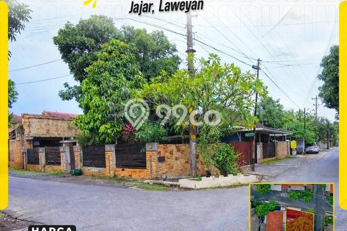 Lahan Dijual Lokasi Laweyan, Surakarta dengan Luas Tanah 328m2 dan Status - Lahan Dijual Lokasi Laweyan, Surakarta dengan Luas Tanah 328m2 dan Status -