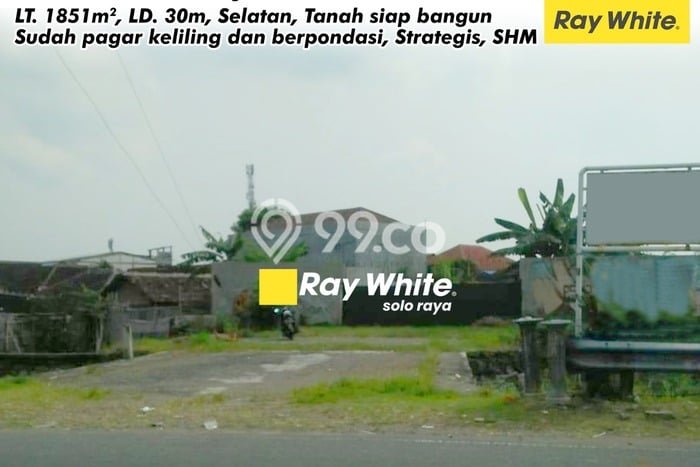 Tanah Kavling di Banjarsari Surakarta Disewakan dengan Luas 1851m2 Tanah Kavling di Banjarsari Surakarta Disewakan dengan Luas 1851m2