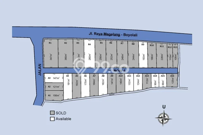 Tanah Premium Kawasan Magelang Selatan, Luas 132m2m², Ideal untuk Investasi Tanah Premium Kawasan Magelang Selatan, Luas 132m2m², Ideal untuk Investasi