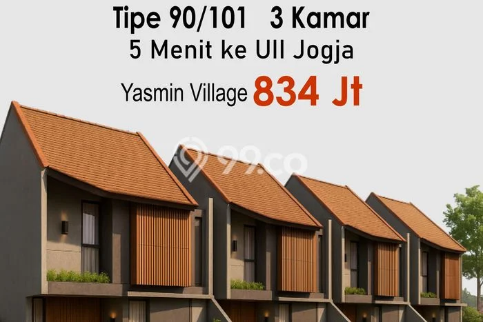 Rumah Modern 3 Kamar LT 90m2 di Kaliurang Rumah Modern 3 Kamar LT 90m2 di Kaliurang
