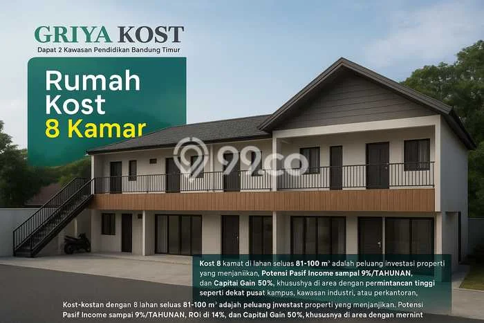 Dijual Kost Strategis di Cibiru, Bandung 8 KT, 8 KM, Luas Bangunan 100m2 Dijual Kost Strategis di Cibiru, Bandung 8 KT, 8 KM, Luas Bangunan 100m2