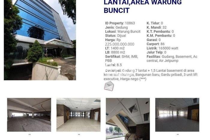 Kantor Dijual di Prime Area Jakarta Selatan Luas 8800m2 Kantor Dijual di Prime Area Jakarta Selatan Luas 8800m2
