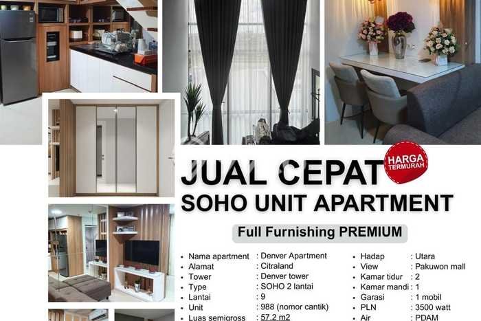 Hunian Apartemen Ideal untuk Dijual di Surabaya dengan 2 Kamar Hunian Apartemen Ideal untuk Dijual di Surabaya dengan 2 Kamar