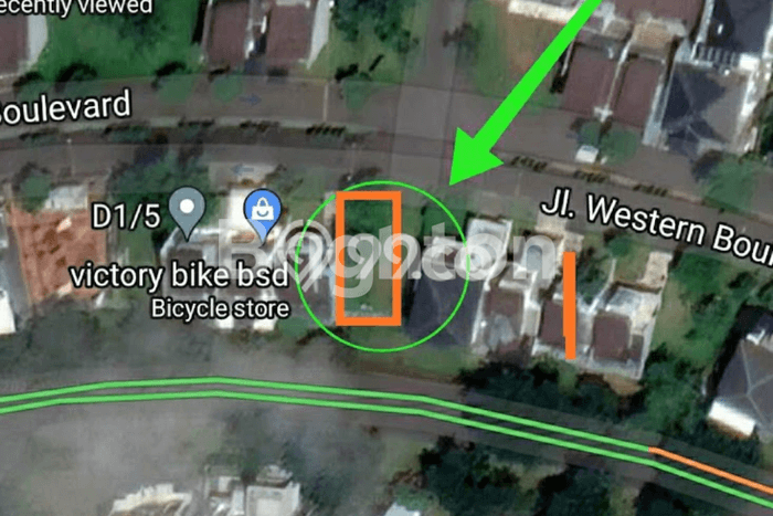 Tanah Kavling Dijual di BSD, Tangerang dengan Luas Tanah 178m2 Tanah Kavling Dijual di BSD, Tangerang dengan Luas Tanah 178m2