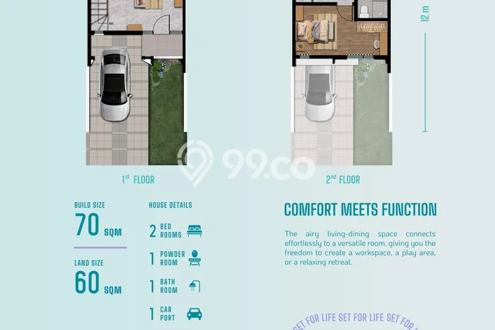 Rumah Modern 2 KT di Kunciran Tangerang Unfurnished Rumah Modern 2 KT di Kunciran Tangerang Unfurnished