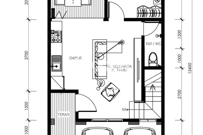 Rumah Modern 3 KT LT 101m2 di Gandul Rumah Modern 3 KT LT 101m2 di Gandul