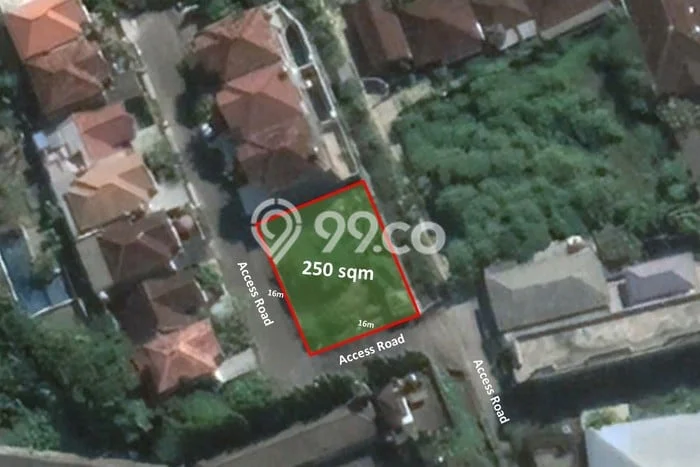 Tanah di Kerobokan Kelod, Luas 250m², Area Premium, Cocok untuk Properti Tanah di Kerobokan Kelod, Luas 250m², Area Premium, Cocok untuk Properti